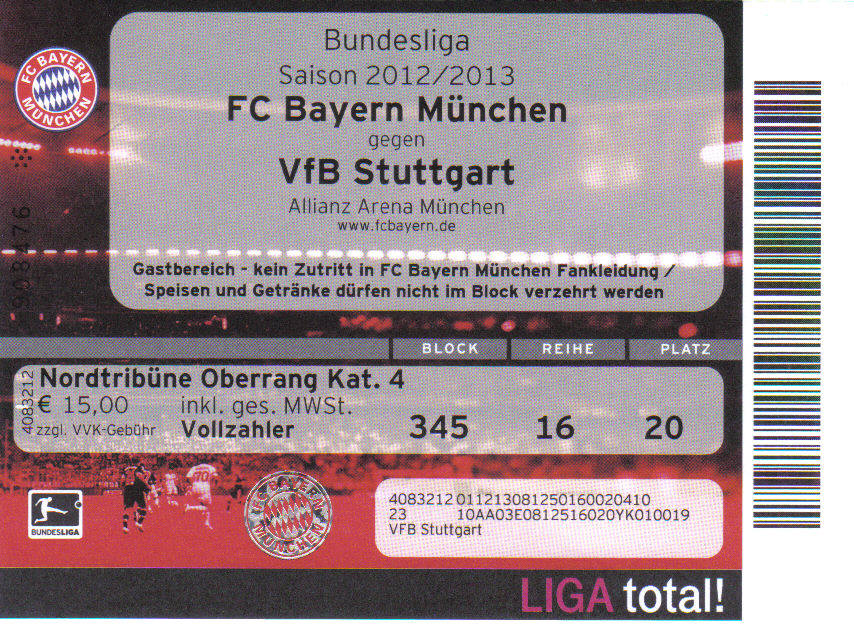 Fc Bayern Vs Vfb Stuttgart